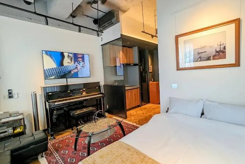 Apartmán Acoustic Garage Prefektura Tokio Japonsko